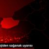 Meteorolojiden sağanak uyarısı Meteorolojiden sağanak uyarısı