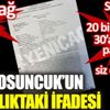 ﻿İşte Tosuncukun savcılıktaki ifadesi. Yeniçağ ulaştı