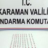 Karaman'da jandarmadan uyuşturucu operasyonu