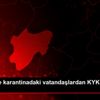 Kayseri de karantinadaki vatandaşlardan KYK yurduna ... Kayseri de karantinadaki vatandaşlardan KYK yurduna ...