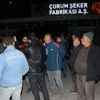 Çorum’da yol kapatma eylemi