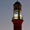 Bursa'nın tarihi Tophane Saat Kulesi DMD hastalığı farkındalığı için aydınlatıldı
