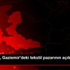 Pazarcılar, Gaziemir deki tekstil pazarının açılmasını ... Pazarcılar, Gaziemir deki tekstil pazarının açılmasını ...