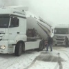 İstanbul yolu kapandı İstanbul yolu kapandı