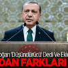 Erdoğan'dan Çarpıcı Açıklamalar Erdoğan'dan Çarpıcı Açıklamalar