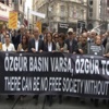 "Basın Özgürlüğü" için yürüdüler