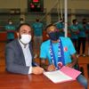 Brezilyalı voleybolcuya Adilcevaz da coşkulu karşılama Brezilyalı voleybolcuya Adilcevaz da coşkulu karşılama