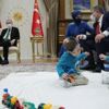 Başkan Erdoğan siyam ikizlerini kabul etti Başkan Erdoğan siyam ikizlerini kabul etti