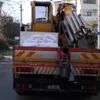 Vinç kasasına tehlikeli yolculuk