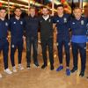 Ramil Guliyev, Fenerbahçeli futbolcuları ziyaret etti Ramil Guliyev, Fenerbahçeli futbolcuları ziyaret etti