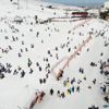 Erciyes'te denetimler artırıldı, pistler turistlere kaldı Erciyes'te denetimler artırıldı, pistler turistlere kaldı
