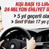 Ehliyette her şey sil baştan Ehliyette her şey sil baştan