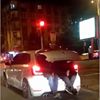 Trafikte şaşırtan görüntü Trafikte şaşırtan görüntü