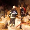 Ordu'da saman deposundaki yangın, 3 saatte söndürüldü
