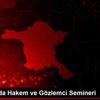 Voleybolda Hakem ve Gözlemci Semineri