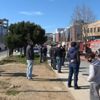 Restoran yangınında tepki çeken görüntü Restoran yangınında tepki çeken görüntü