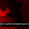 Muş ta toplantı ve gösteri yürüyüşleri geçici olarak ...