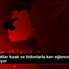 Vanlı çocuklar kızak ve bidonlarla karı eğlenceye ... Vanlı çocuklar kızak ve bidonlarla karı eğlenceye ...