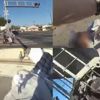 Film sahnesini aratmayan görüntü! Raylara sıkışan adam son anda kurtarıldı
