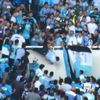 Arjantin'de tribünden atılan taraftar öldü Arjantin'de tribünden atılan taraftar öldü