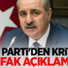AK Parti'den kritik ittifak açıklaması AK Parti'den kritik ittifak açıklaması