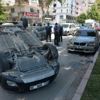 Lüks otomobili teste çıkaran tamirci kaza yapıp şoka girdi Lüks otomobili teste çıkaran tamirci kaza yapıp şoka girdi