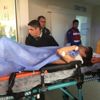 Vagon üstünde fotoğraf çekerken akıma kapıldı Vagon üstünde fotoğraf çekerken akıma kapıldı