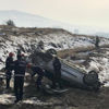 Şarampole yuvarlanan otomobil ters döndü, bir kişi öldü Şarampole yuvarlanan otomobil ters döndü, bir kişi öldü