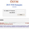 Ösym YGS 2015 Sınav sonuçları sorgulama | LYS sınavı başvuruları