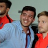 Trabzon'a tek kişilik karşılama! Trabzon'a tek kişilik karşılama!