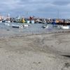 Tekirdağ'da deniz çekildi, tekneler karaya oturdu Tekirdağ'da deniz çekildi, tekneler karaya oturdu