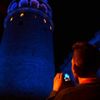İstanbul un simgeleri, çocuklar için maviye büründü