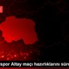 Eskişehirspor Altay maçı hazırlıklarını sürdürdü Eskişehirspor Altay maçı hazırlıklarını sürdürdü