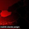 Düzce de makilik alanda yangın Düzce de makilik alanda yangın