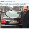 Melih Gökçek MHP plakasıyla poz verdi Melih Gökçek MHP plakasıyla poz verdi