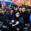 Figen Yüksekdağ o alçakların cenazesinde Figen Yüksekdağ o alçakların cenazesinde
