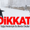 İşte Kar Yağışı Nedeni İle Eğitime Ara Verilen İller!