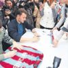 Yusuf ve Bero imza gününde Yusuf ve Bero imza gününde