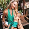 Candice Swanepoel'den emzirme pozu Candice Swanepoel'den emzirme pozu