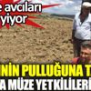 ﻿Çiftçinin pulluğuna takıldı tarlaya müze yetkilileri doldu