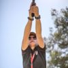 Antalya Emniyeti'nin Lara Croft'u mermi sesiyle müzik yapıyor