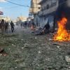 Teröristler Tel Abyad'ta pazar yerine bombalı araçla saldırdı: 13 ölü