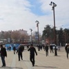 Erzurum'da sıcak hava vatandaşları şaşırttı Erzurum'da sıcak hava vatandaşları şaşırttı
