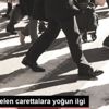 Limana gelen carettalara yoğun ilgi