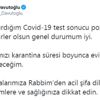 Korona virüse yakalanan Ahmet Davutoğlu'ndan ilk açıklama geldi