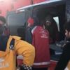 Yol kardan kapandı, hamile kadının imdadına ambulans helikopter yetişti