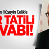 Avcı'dan Hüseyin Çelik'e 'Kar tatili' cevabı