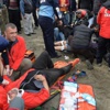 Paraşüt duvara çakıldı: 2 yaralı Paraşüt duvara çakıldı: 2 yaralı