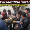 Çerkezköy'de hastanesi inşaatının iskelesi çöktü: 4 yaralı