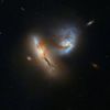 NASA'dan 'dans halindeki galaksi' paylaşımı NASA'dan 'dans halindeki galaksi' paylaşımı